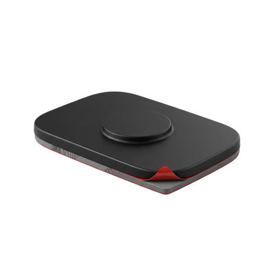 Low-profile adhesive dash mount